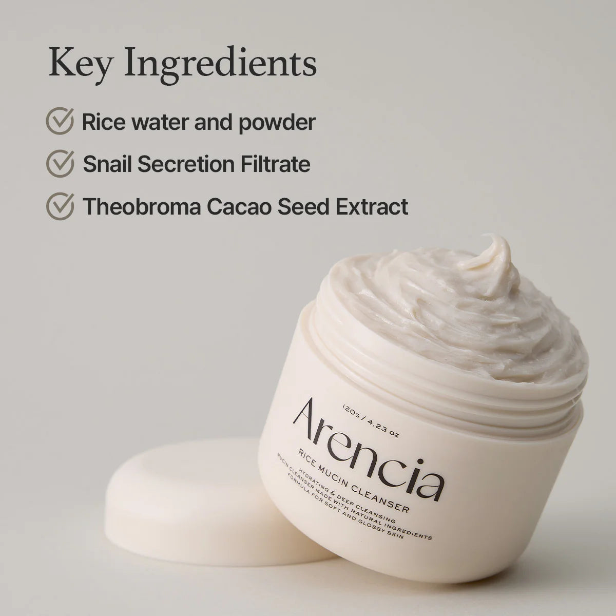 ARENCIA - Rice Mucin Cleanser