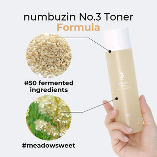 Numbuzin - No.3 - Super Glowing Essence Toner - Illuminating Face Toner