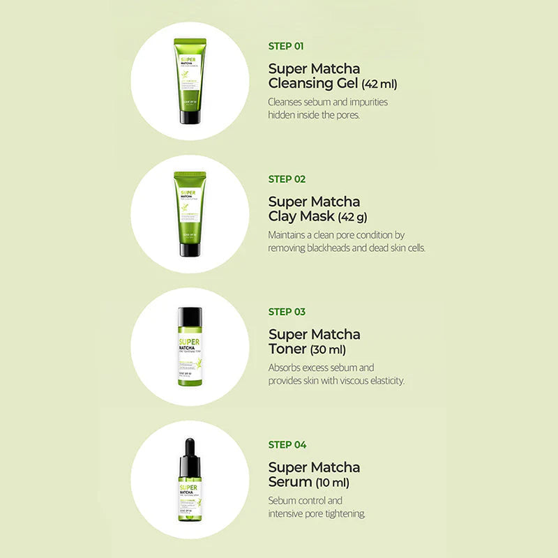 SOMEBYMI - Super Matcha Pore Care Starter Kit