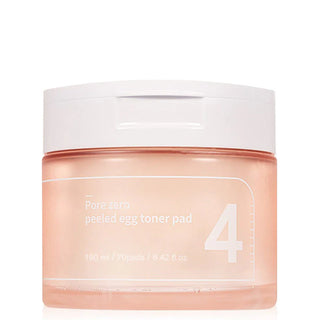 Numbuzin - No.4 - Pore Zero Peeled Egg Toner Pad - Toning Face Pads