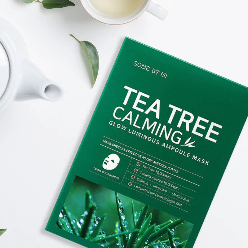 SOMEBYMI - Tea Tree Calming - Glow Luminous Ampoule Mask - Soothing Mask with